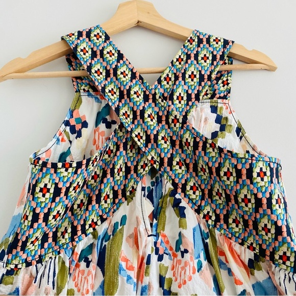 Anthropologie Maeve Textured Swing Mini Dress Size XS - Picture 3 of 10